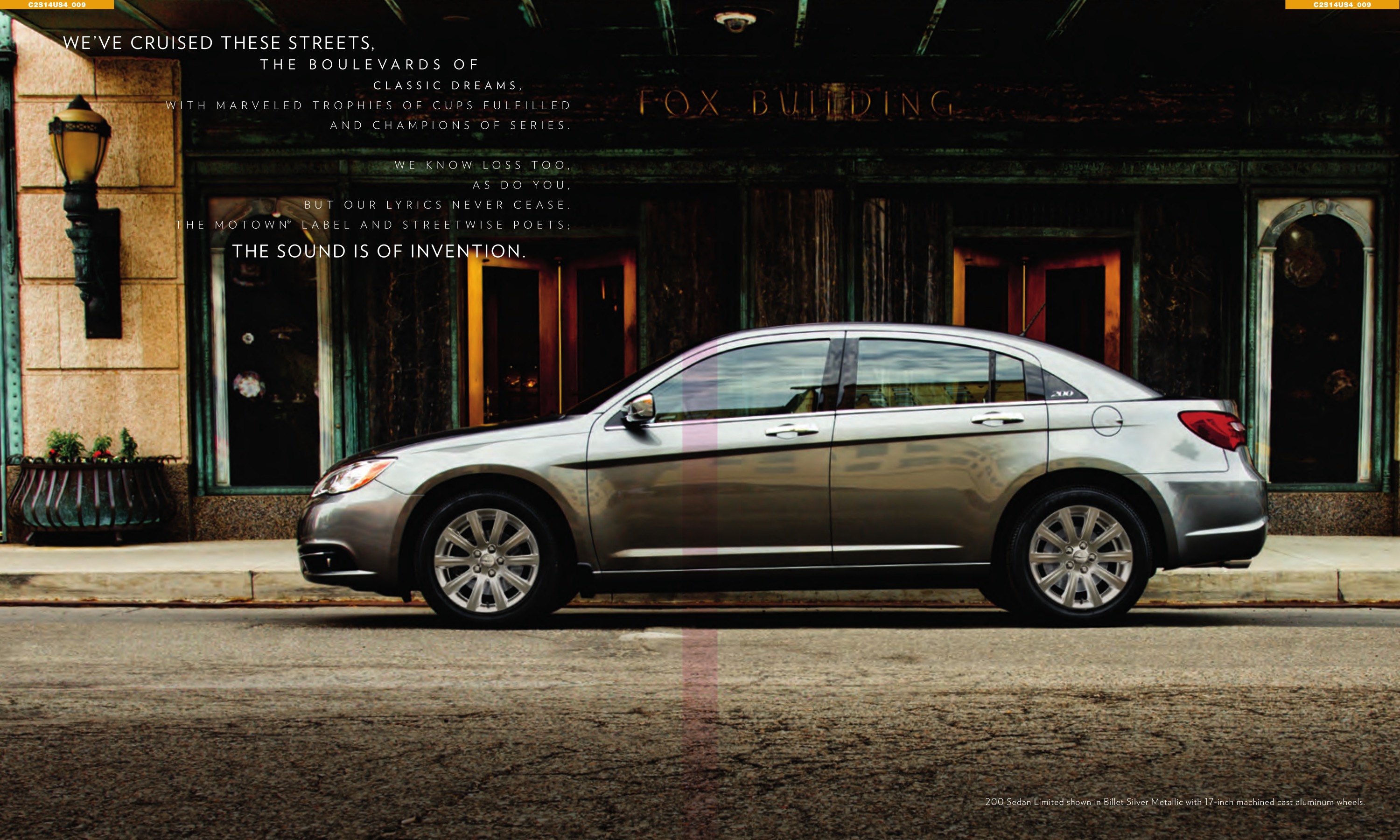 2014 Chrysler 200 Brochure Page 4